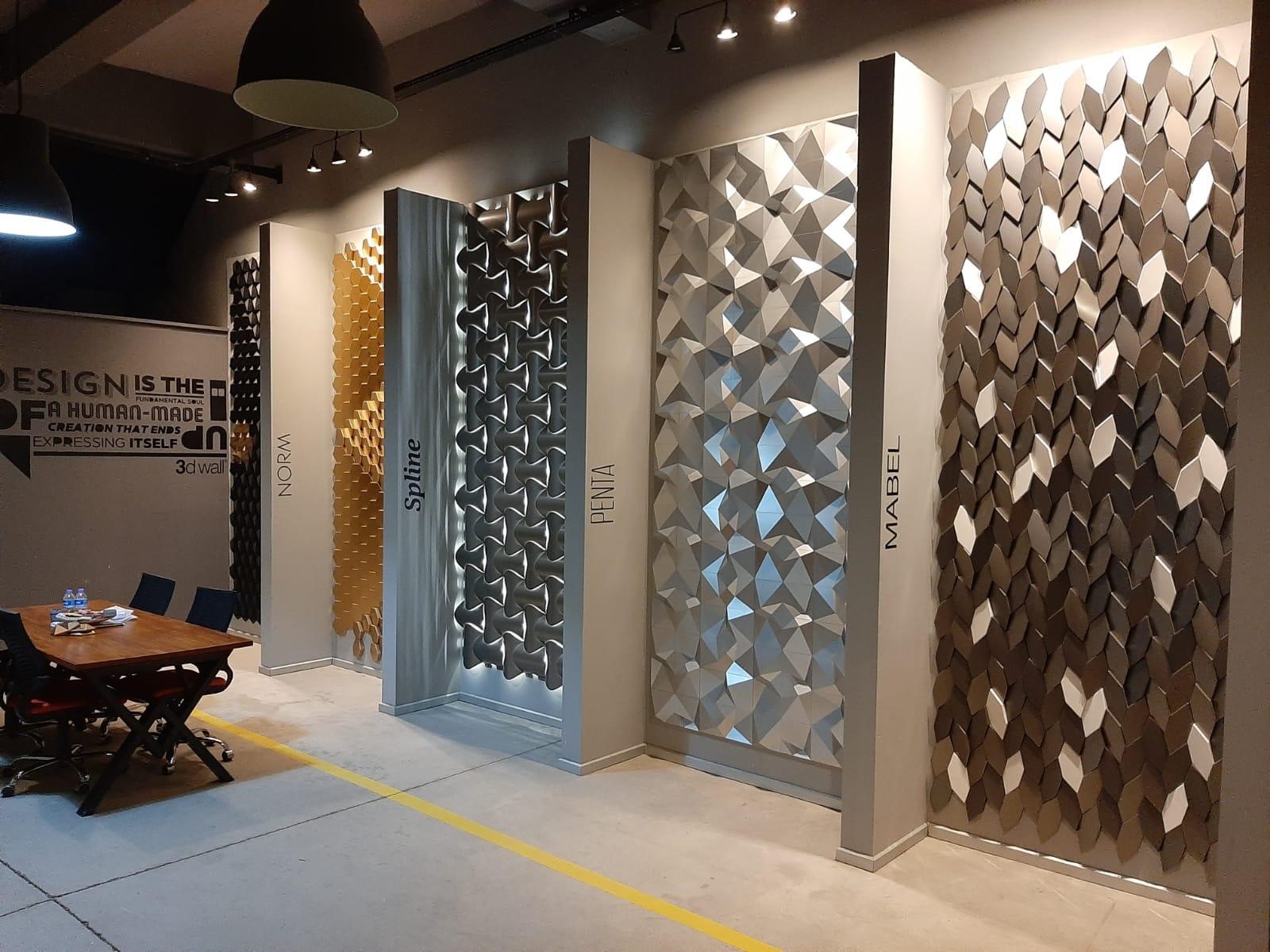 Sculptural 3D Wall surface collection from the KAVI website